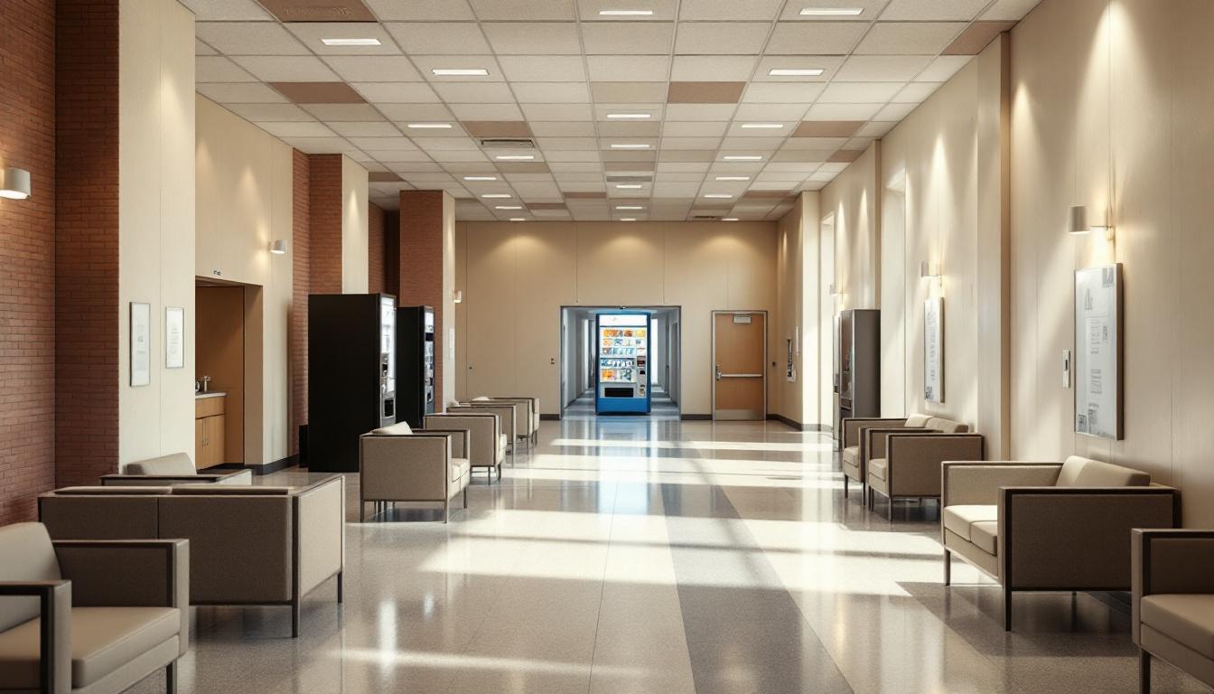 Visitation area at Vienna Correctional Center