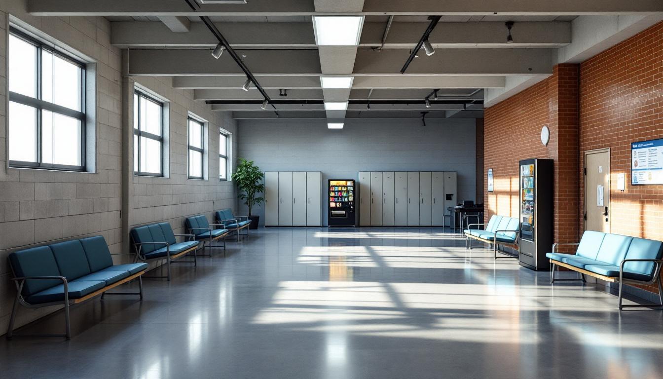 Visitation facilities and waiting area at DuPage County Jail
