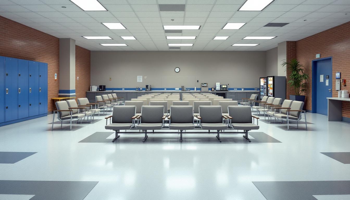 Visitation area at MCC Chicago
