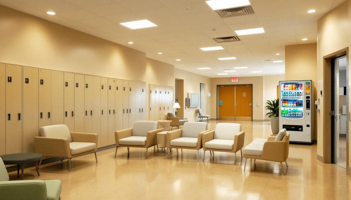 Visitation area at Will County Adult Detention Facility