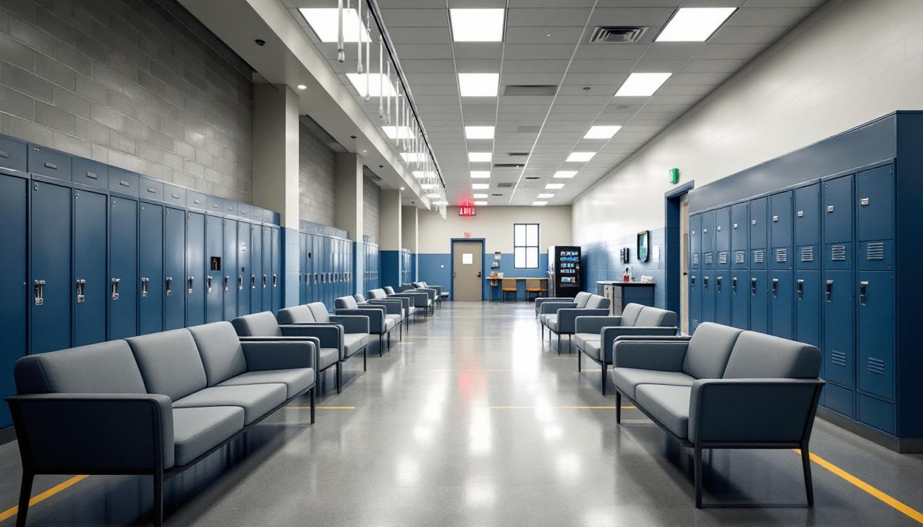 Visitation facilities and waiting area at Southwestern Illinois Corctnl