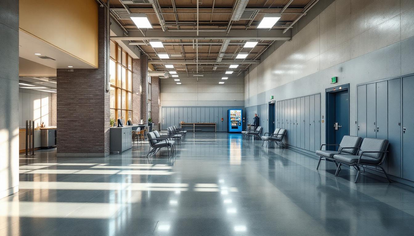 Visitation area at Ford County Jail