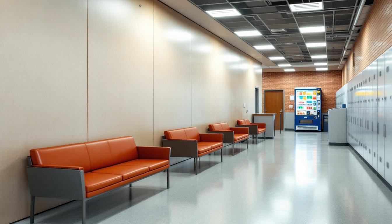 Visitation area at Cumberland County Sheriff's Office