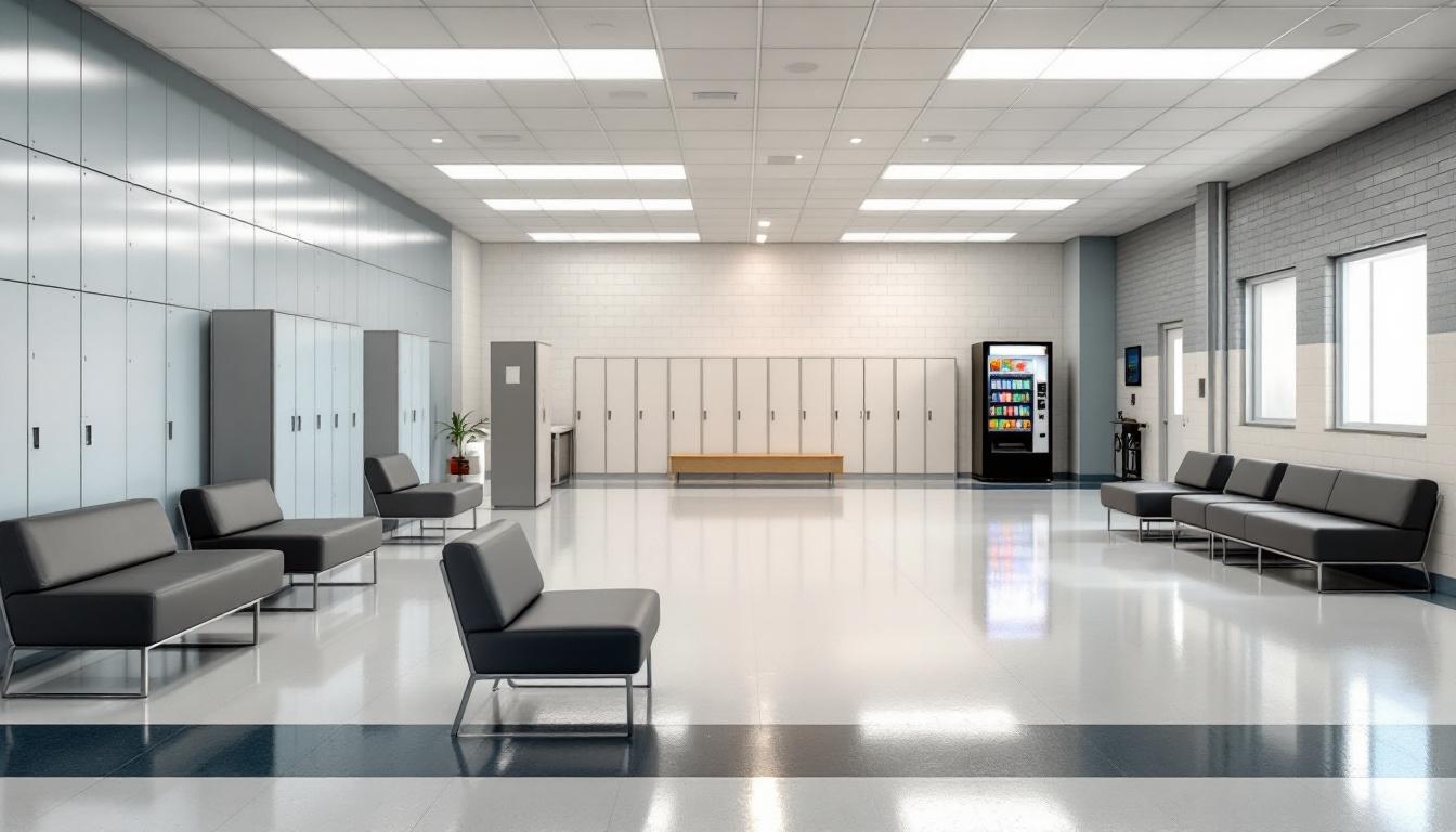 Visitation area at Franklin County Jail