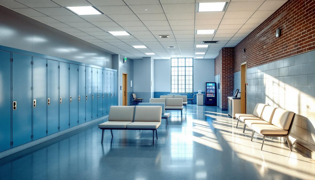 Visitation area at Macoupin County Sheriff's