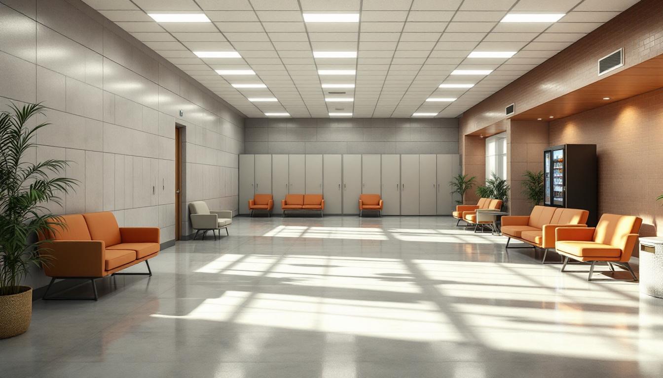 Visitation facilities and waiting area at Henry County Jail