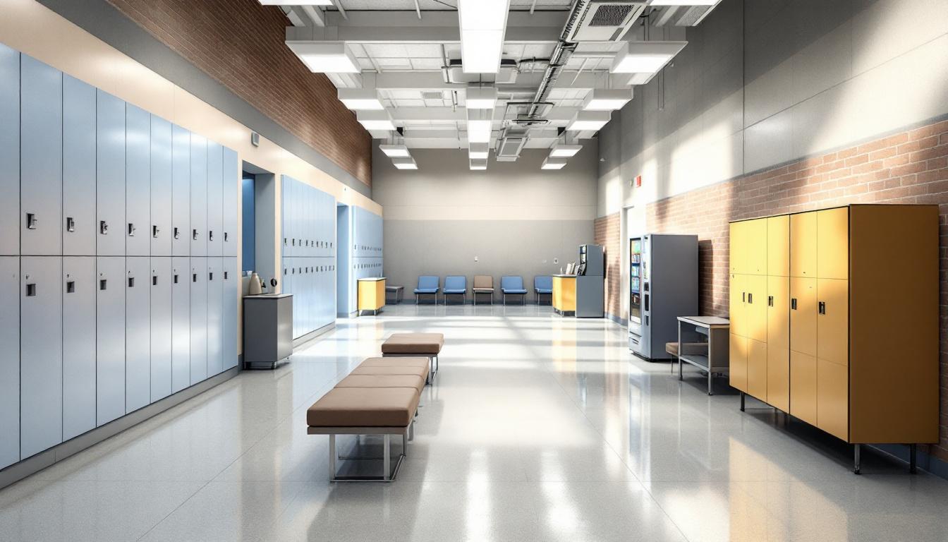 Visitation area at Clark County Sheriff