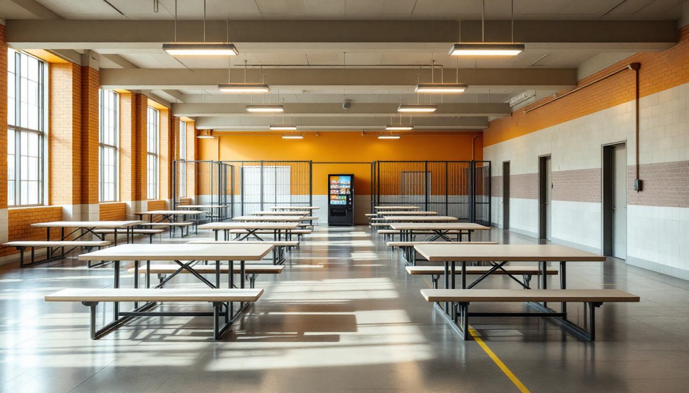 Visitation facilities and waiting area at Decatur Corrections Center