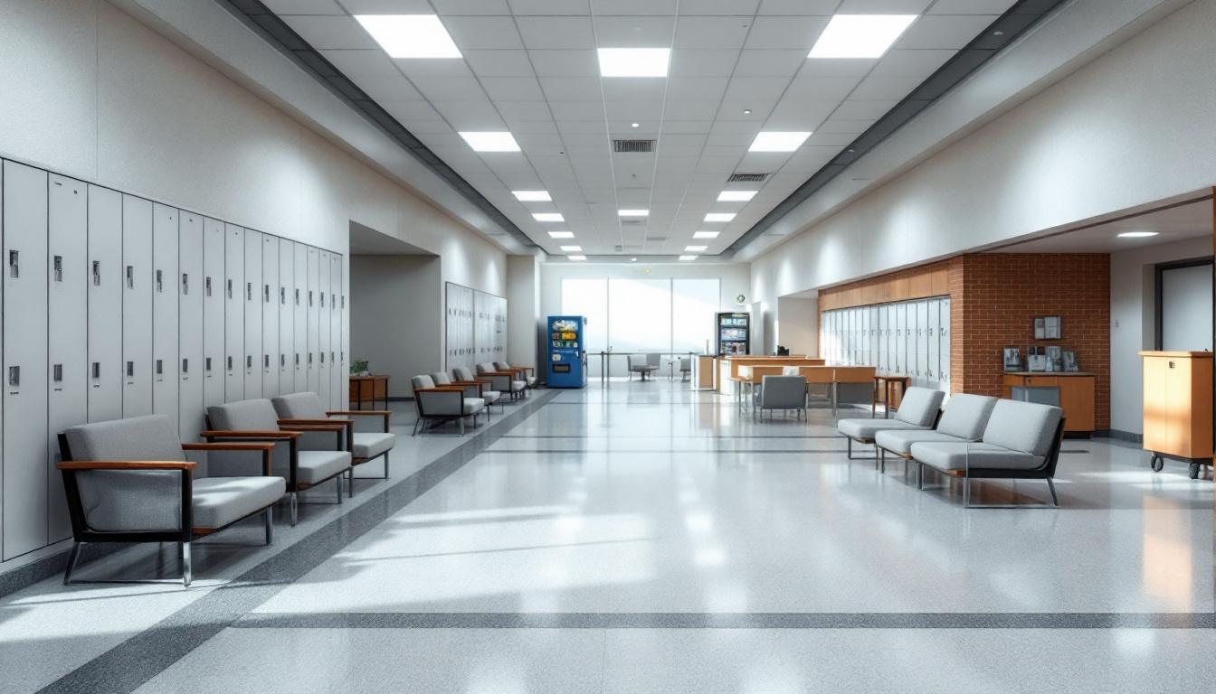 Visitation area at Bond County Sheriff