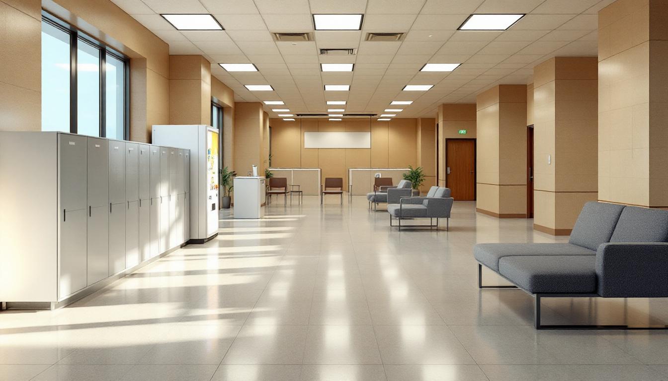 Visitation area at Monroe co jail