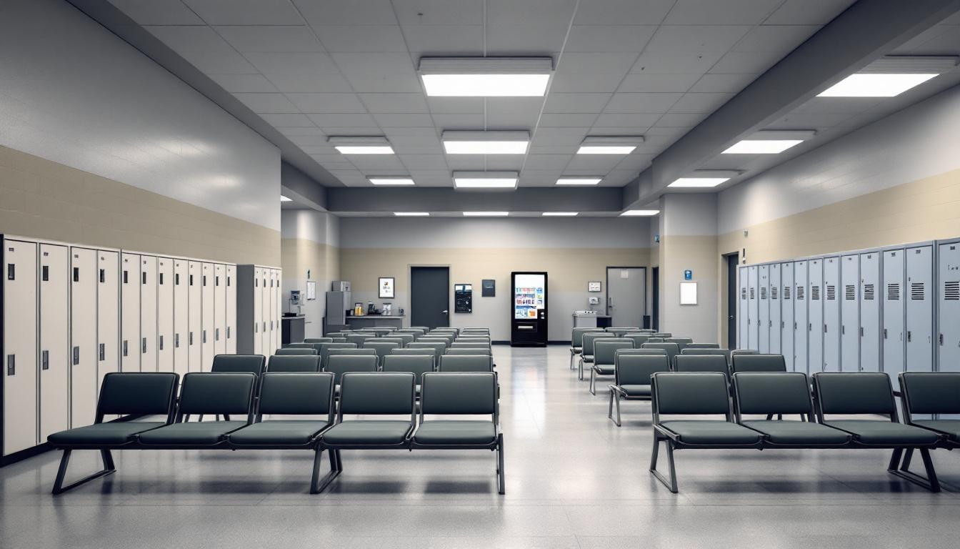 Visitation area at Stewart County Sheriff