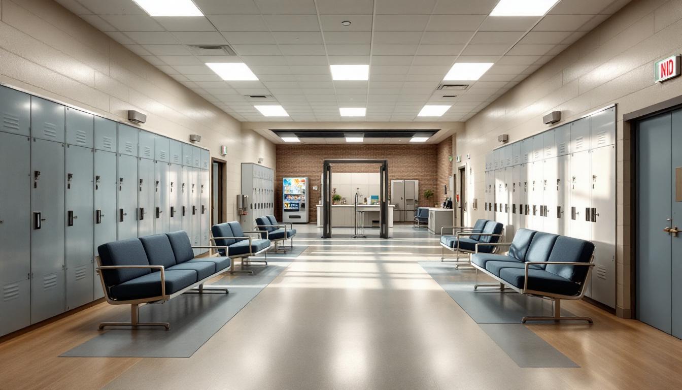 Visitation area at Greene County Detention Center