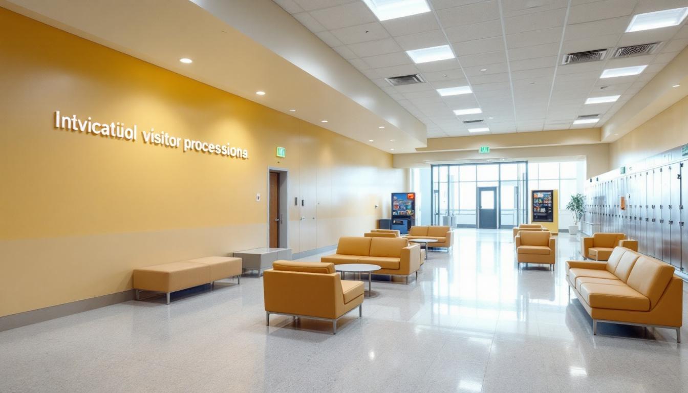 Visitation facilities and waiting area at Mc Nairy County Sheriff's Office