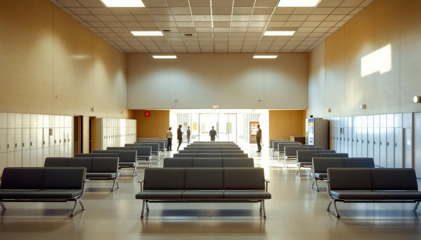 Visitation area at Sullivan County Jail