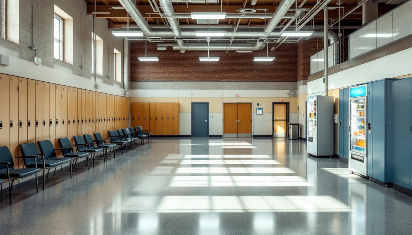 Visitation area at Bradley County Jail