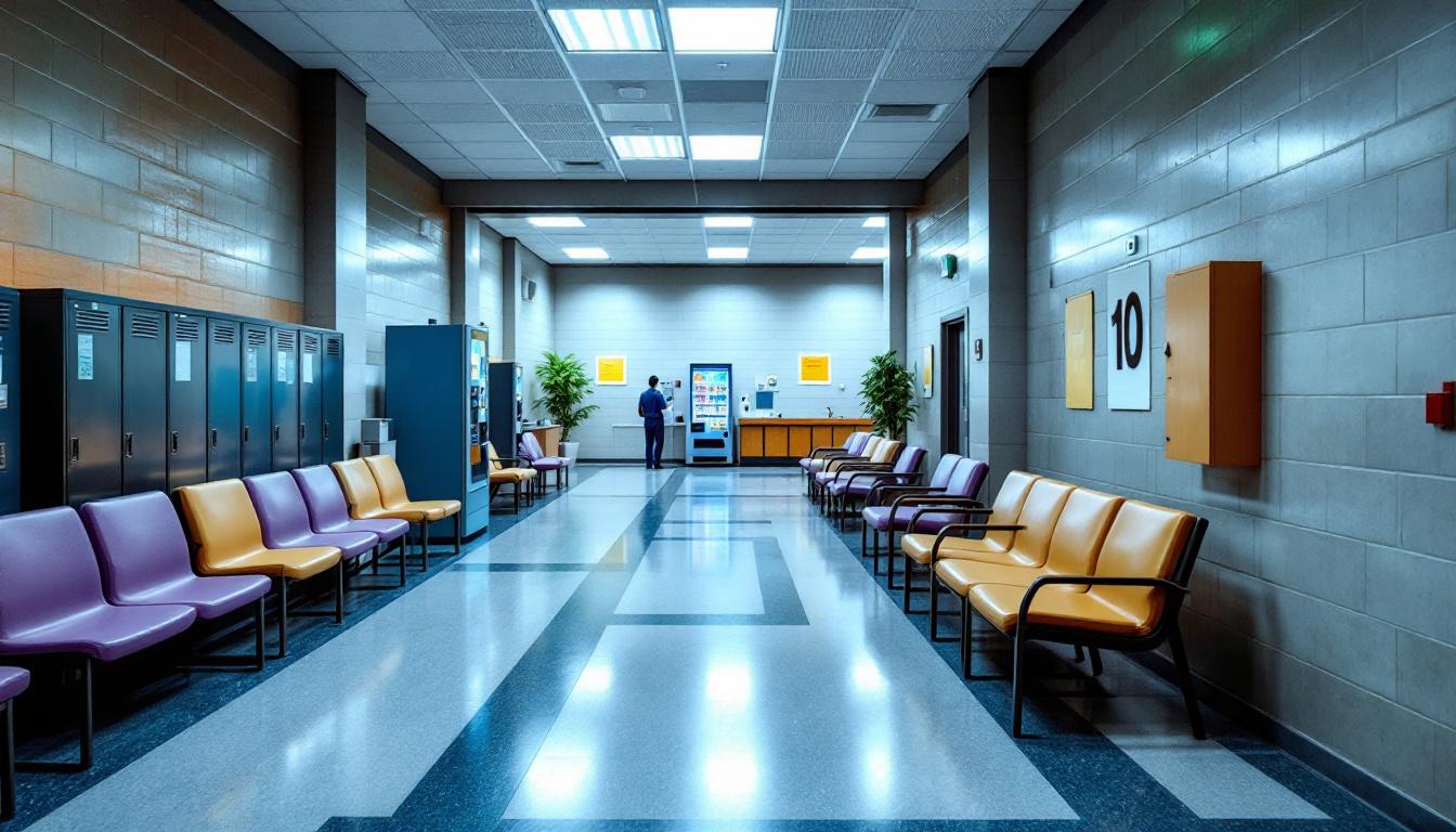 Visitation area at Giles County Jail