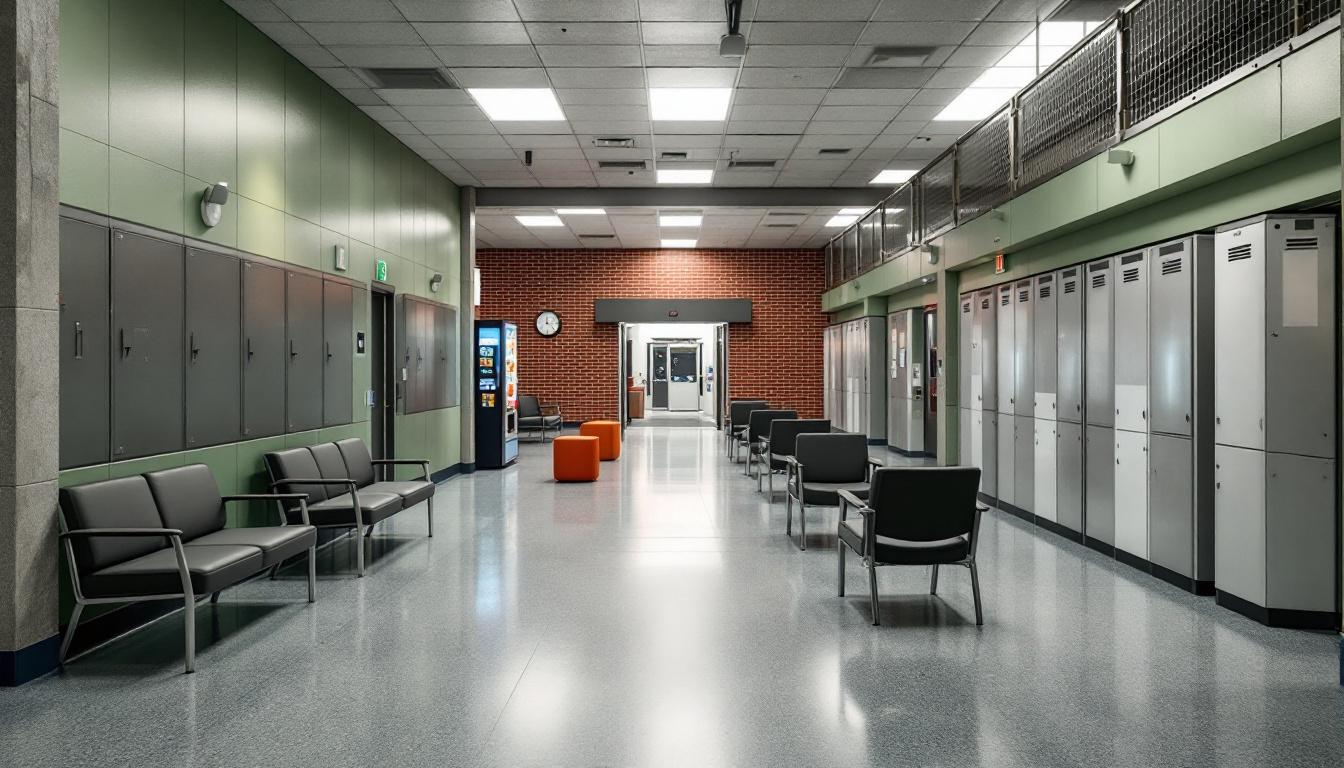 Visitation area at Wilson County Jail