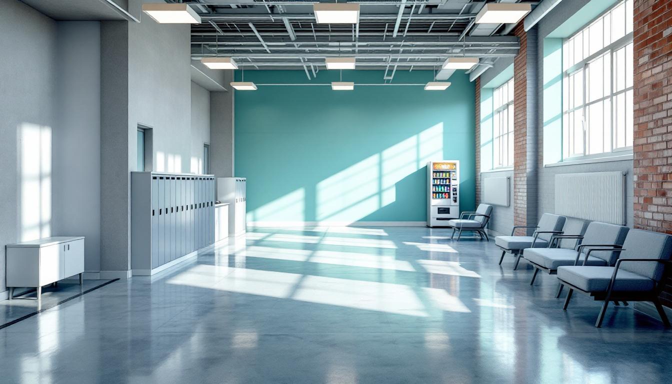 Visitation facilities and waiting area at Carter County Sheriff's Office
