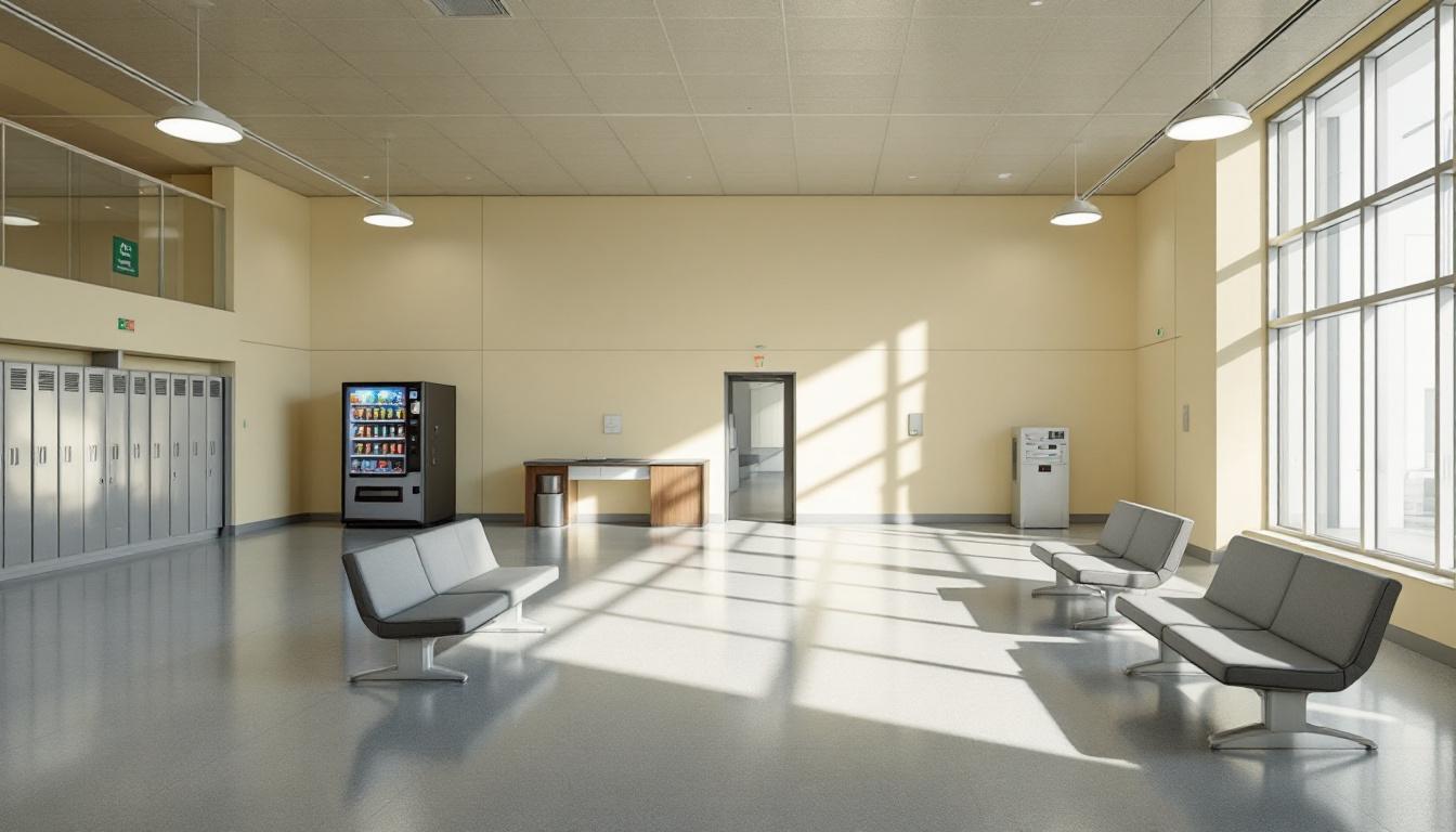 Visitation area at Obion County Jail