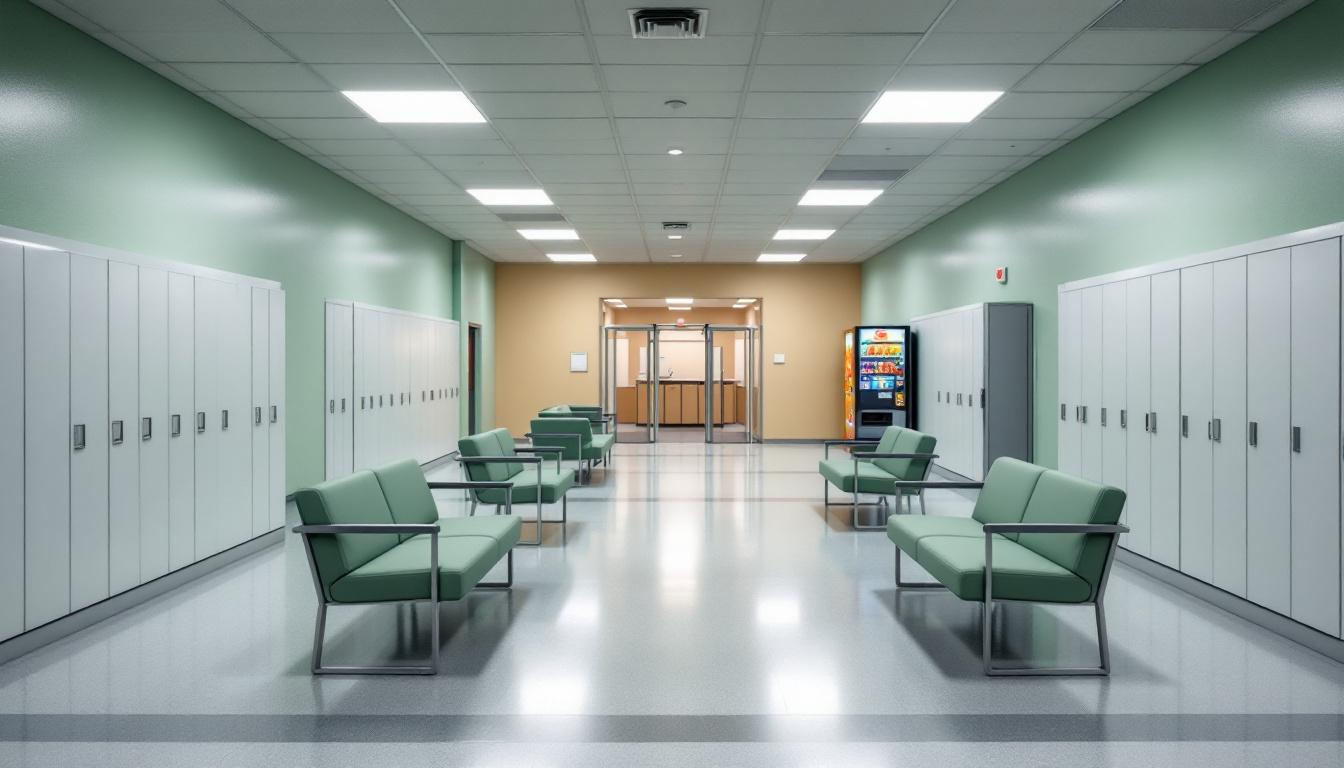 Visitation area at Westate Corrections Network