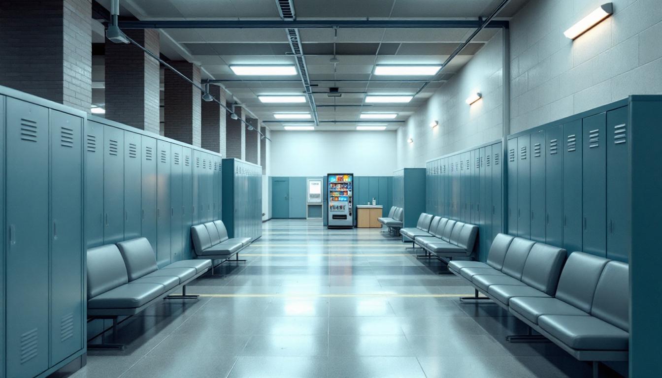 Visitation facilities and waiting area at Crockett County Jail