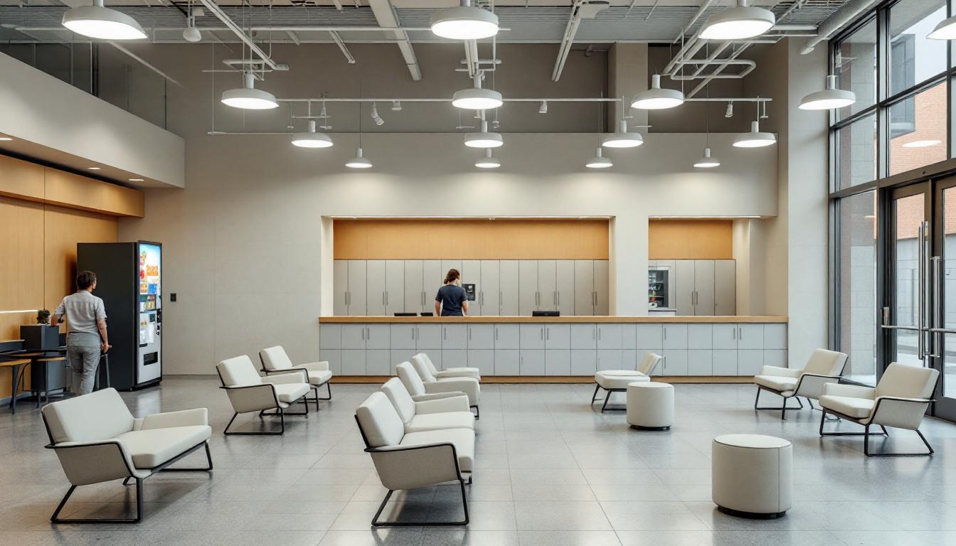 Visitation area at Hardeman County Correctional