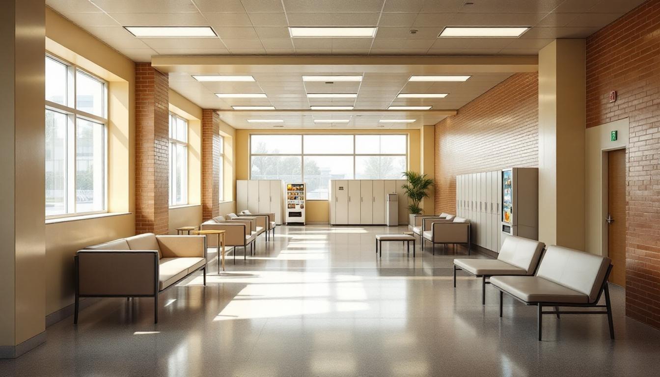 Visitation facilities and waiting area at Putnam County Jail