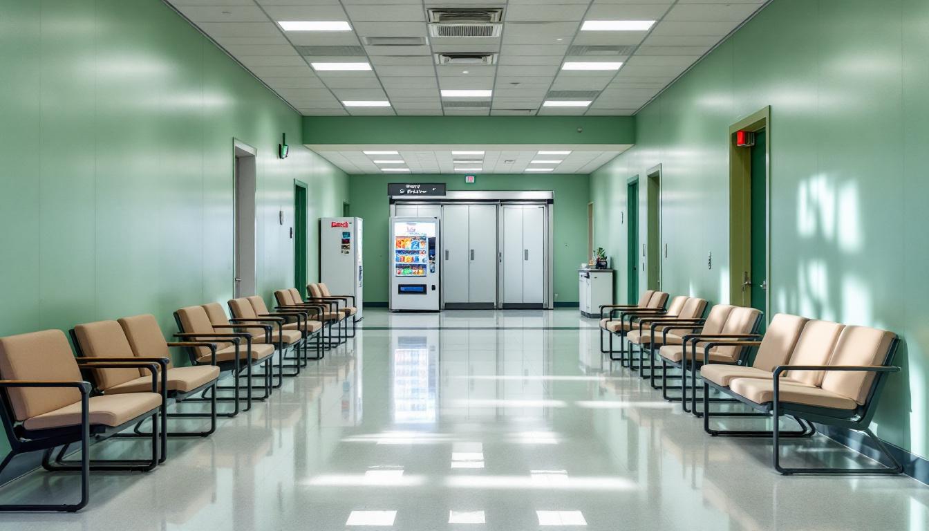 Visitation facilities and waiting area at Perry County TN Sheriff Department