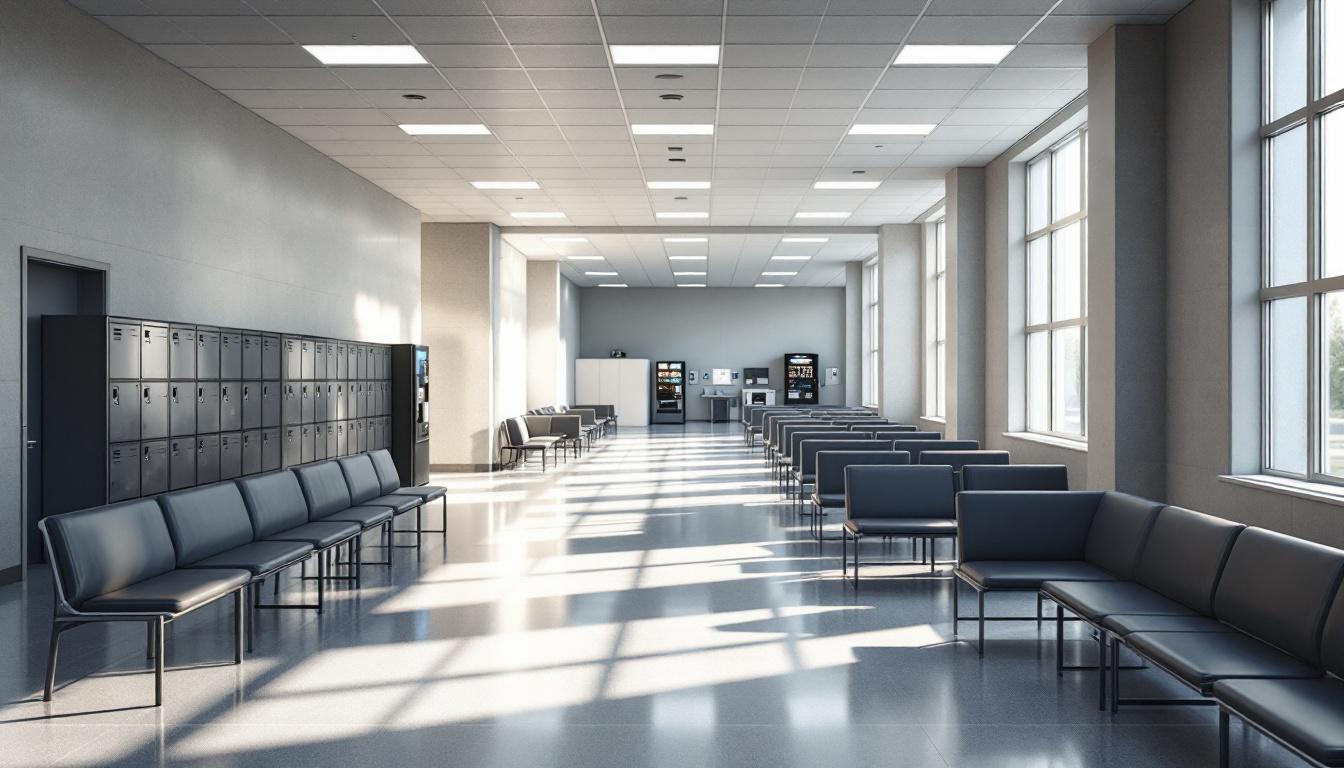 Visitation area at Polk County Sheriff Department and Justice Center