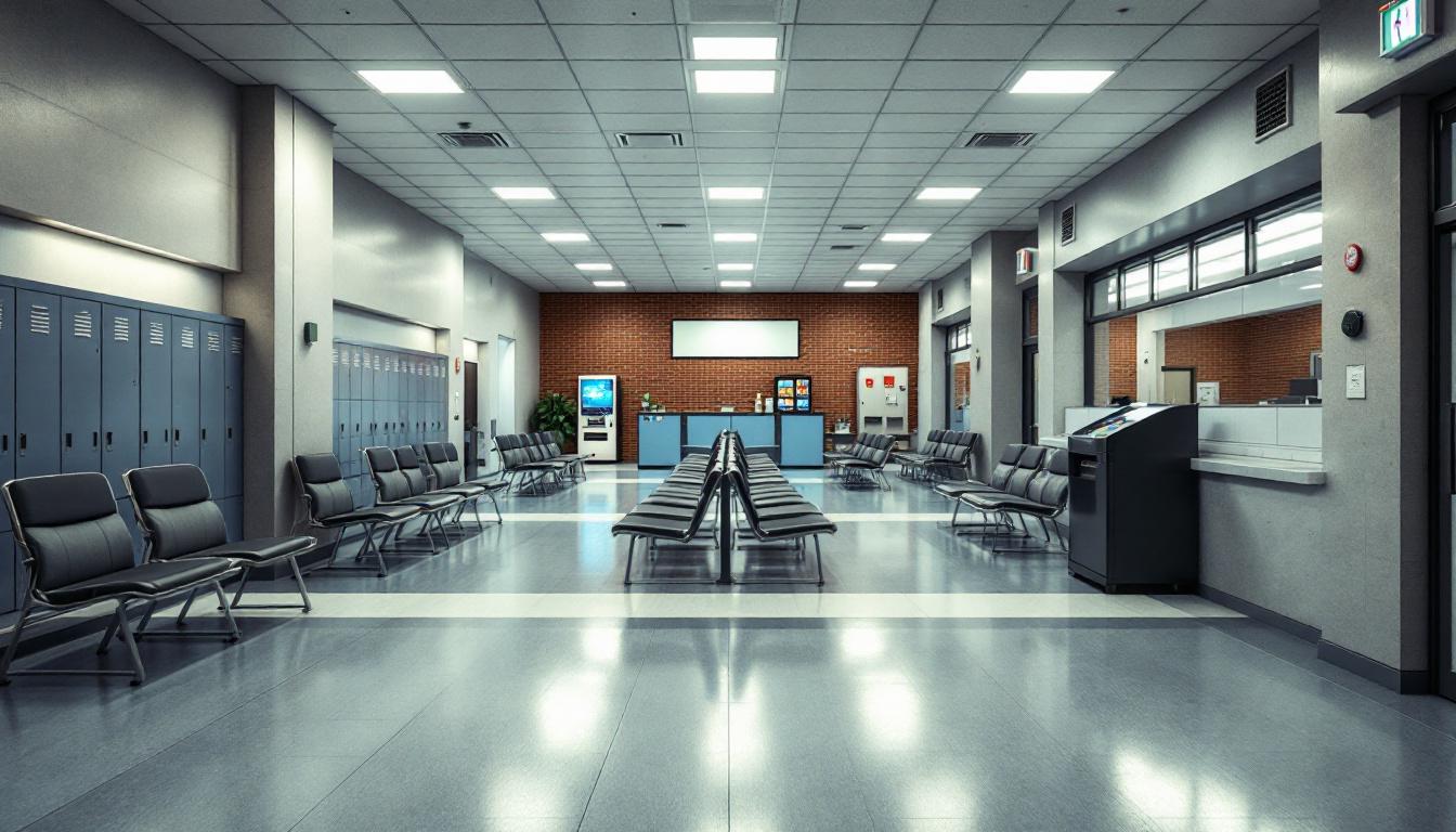 Visitation area at Cumberland County Sheriff’s Department