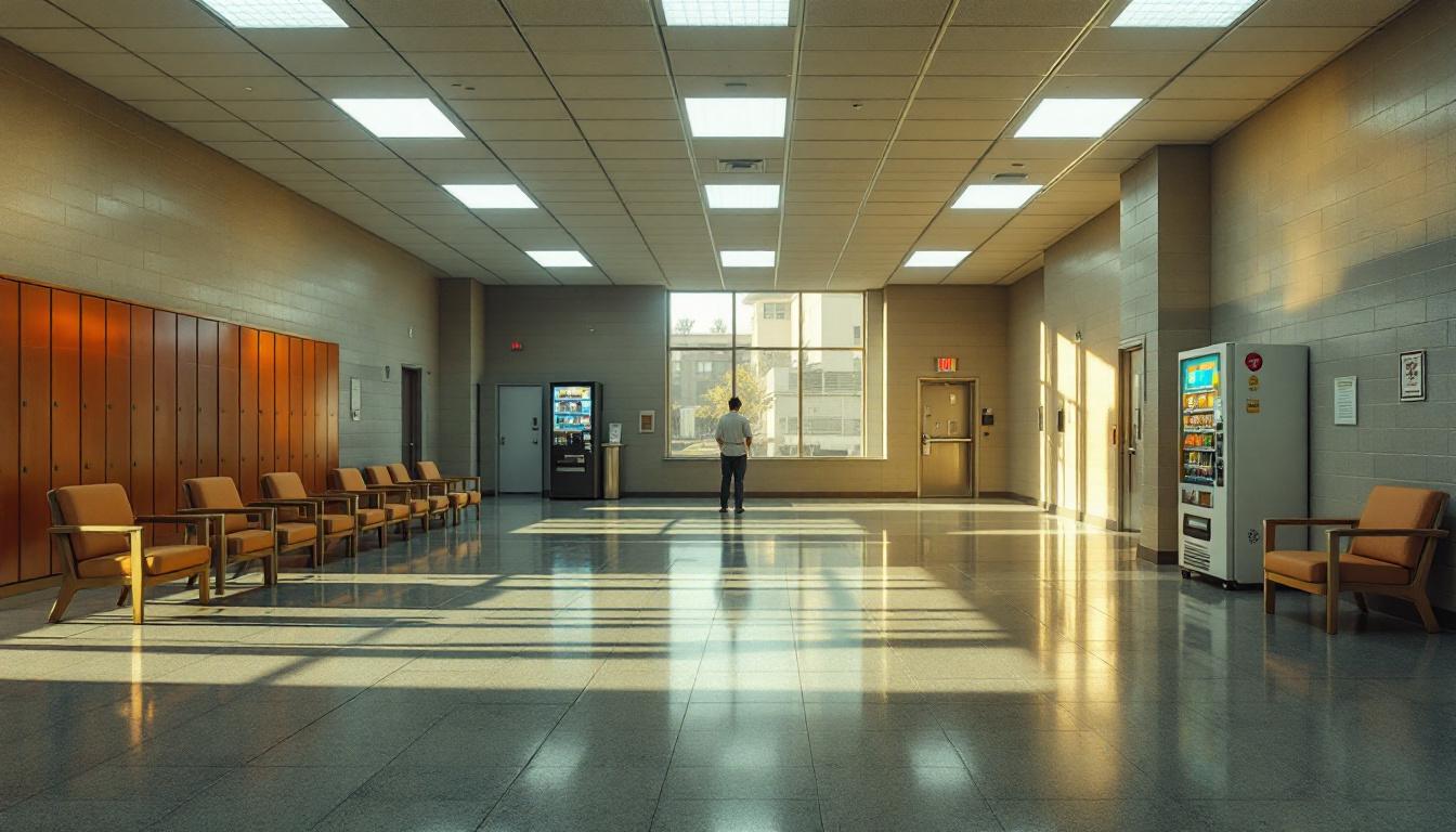 Visitation facilities and waiting area at Silverdale Detention Center