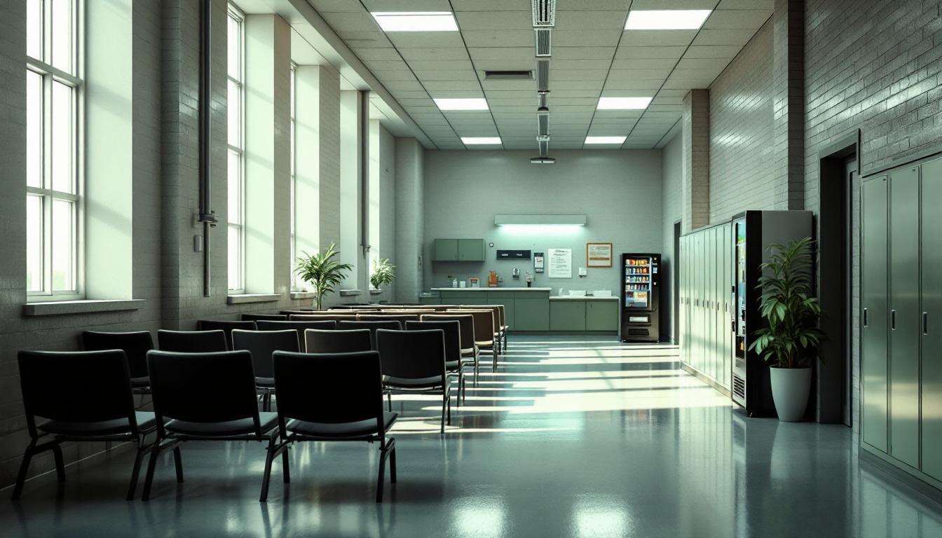 Visitation area at Overton County Sheriff's Department