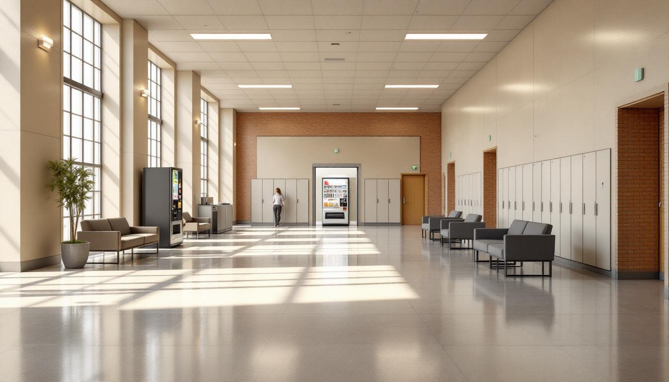 Visitation facilities and waiting area at Bledsoe County Correctional Complex