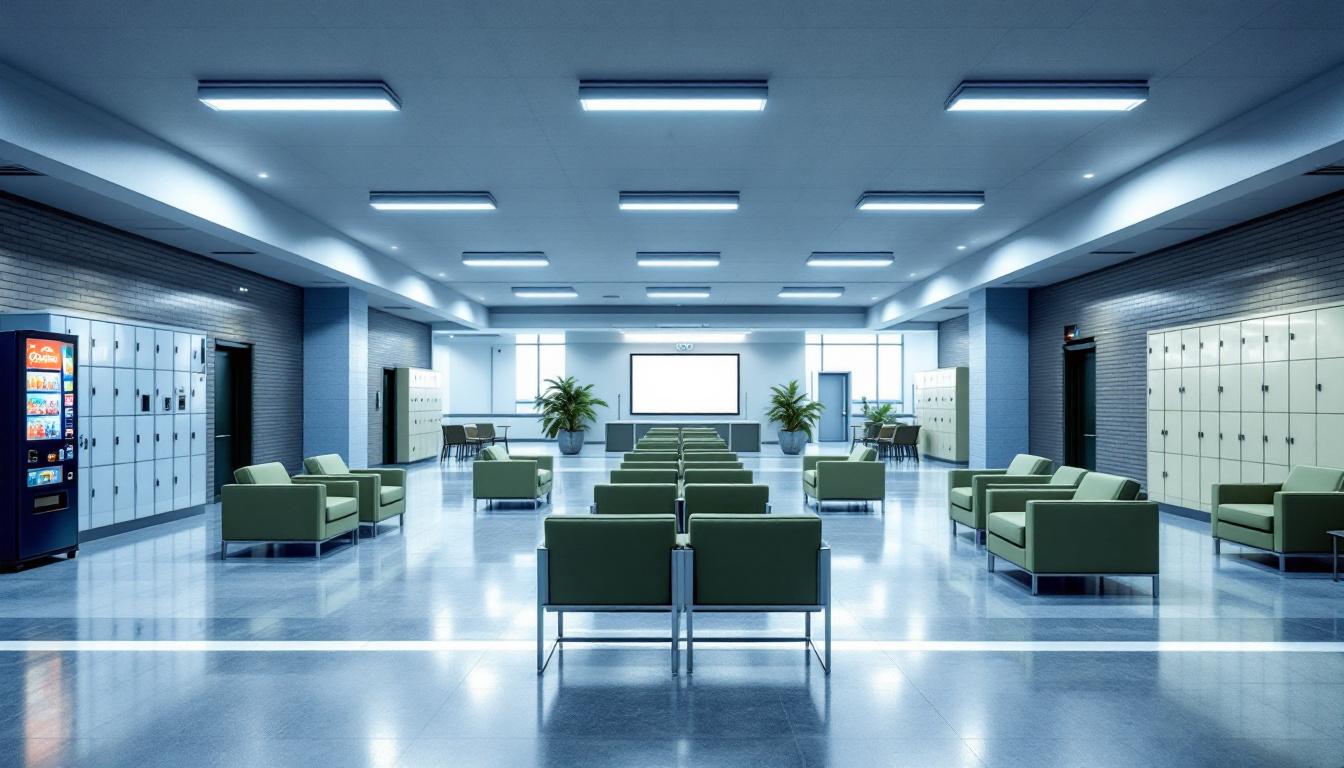 Visitation area at Robertson County Detention Facility
