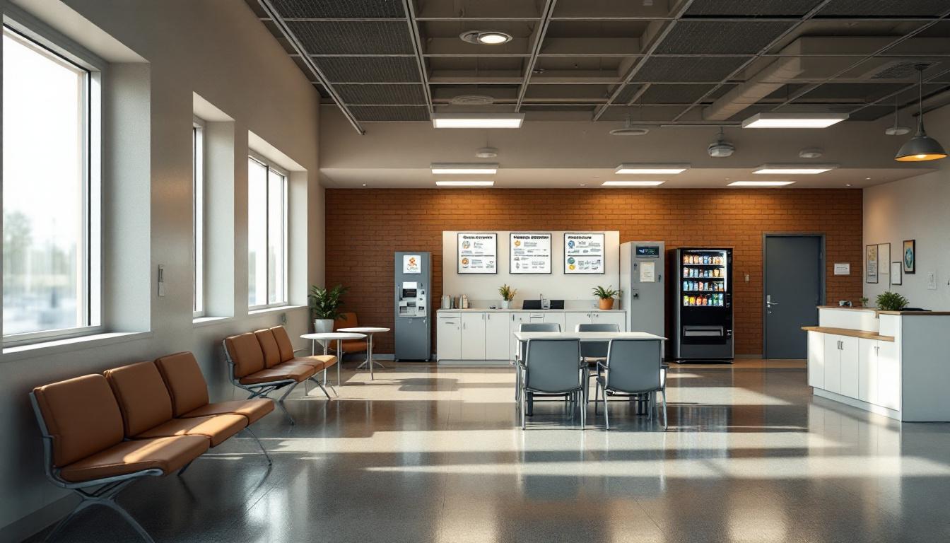 Visitation area at Union County Sheriff's Office