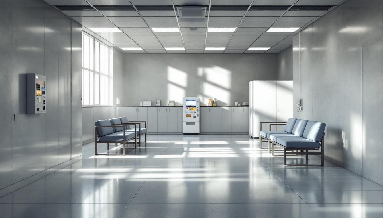 Visitation area at Grundy County Jail