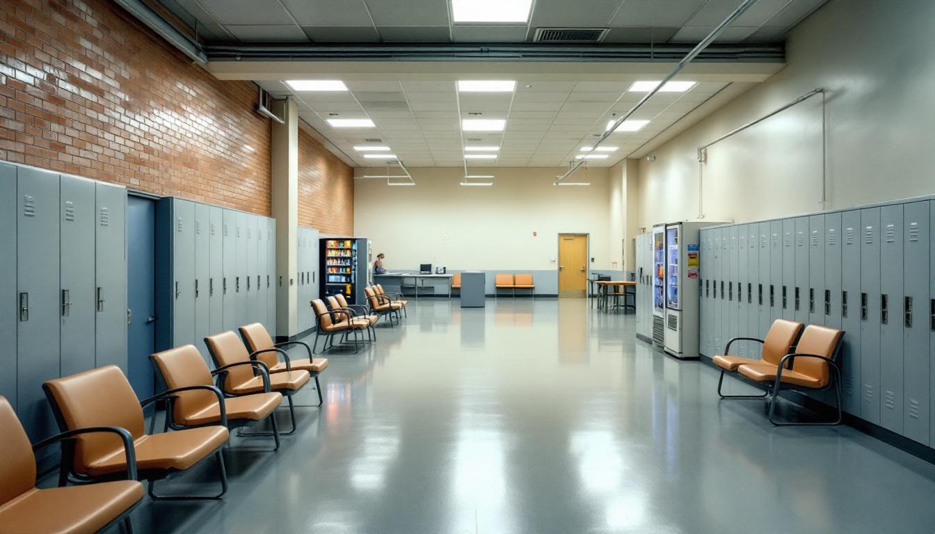 Visitation area at Lawrence County Sheriff's Office