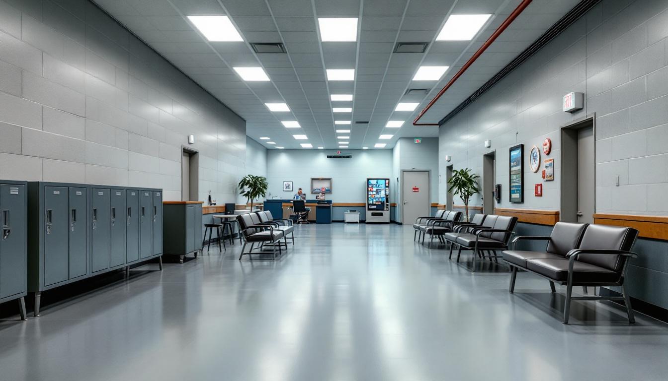 Visitation area at Grainger County Sheriff