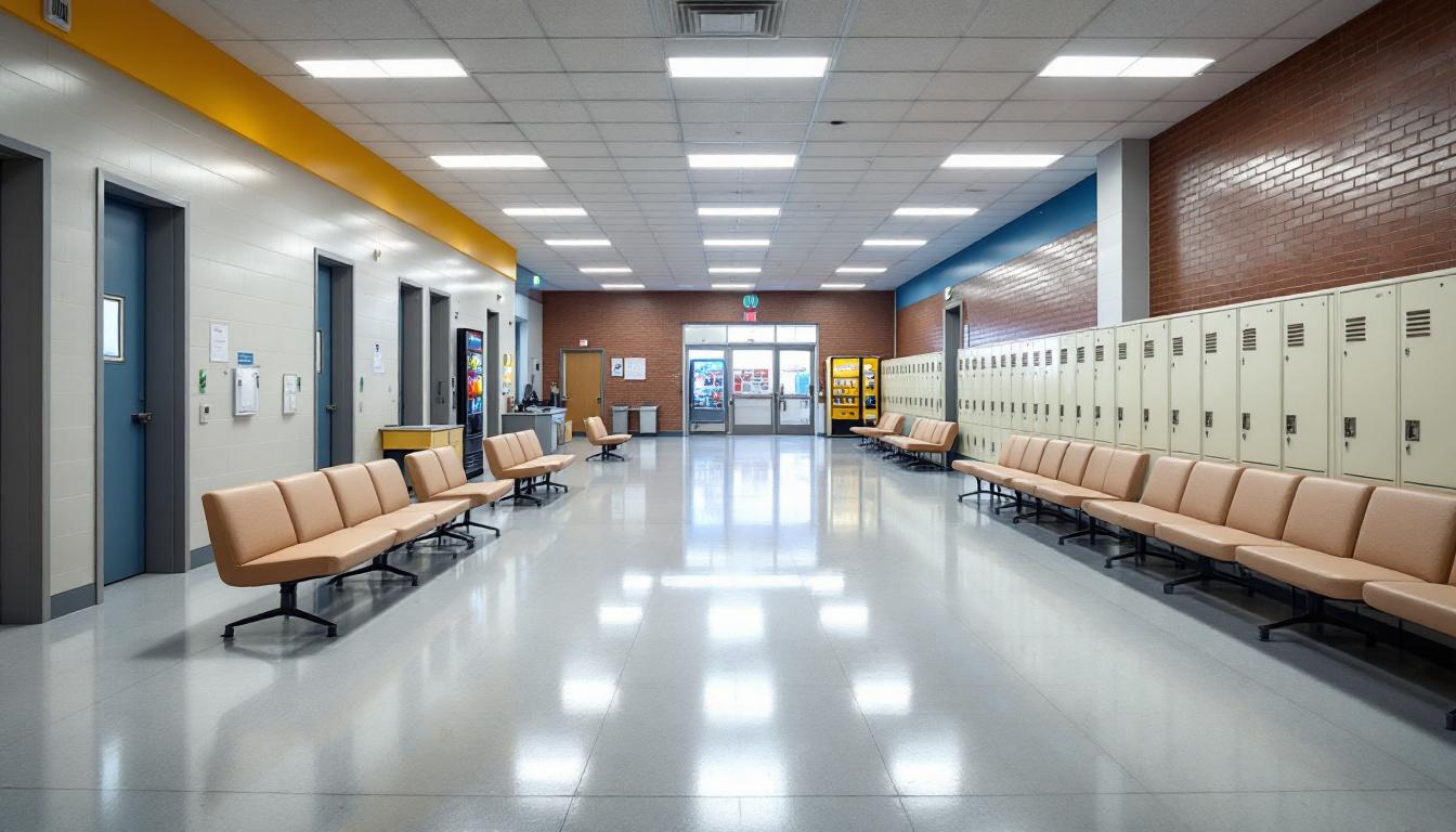 Visitation facilities and waiting area at Mc Cracken County Jail