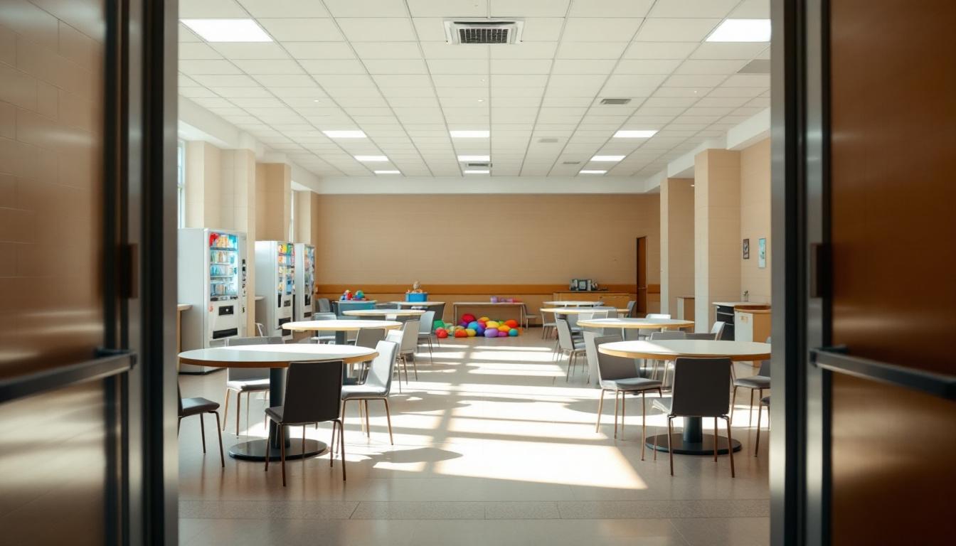 Visitation facilities and waiting area at Laurel County Correctional Center