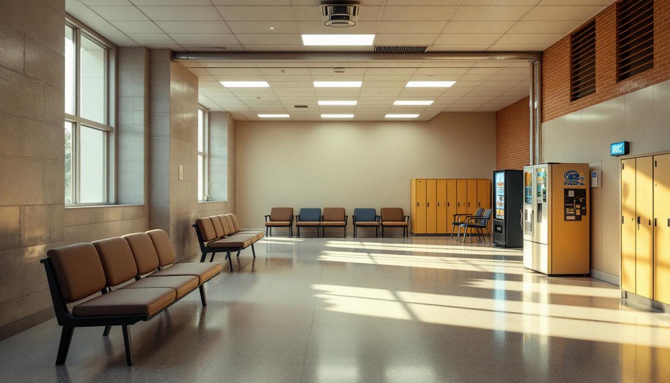 Visitation facilities and waiting area at Shelby County Detention Center