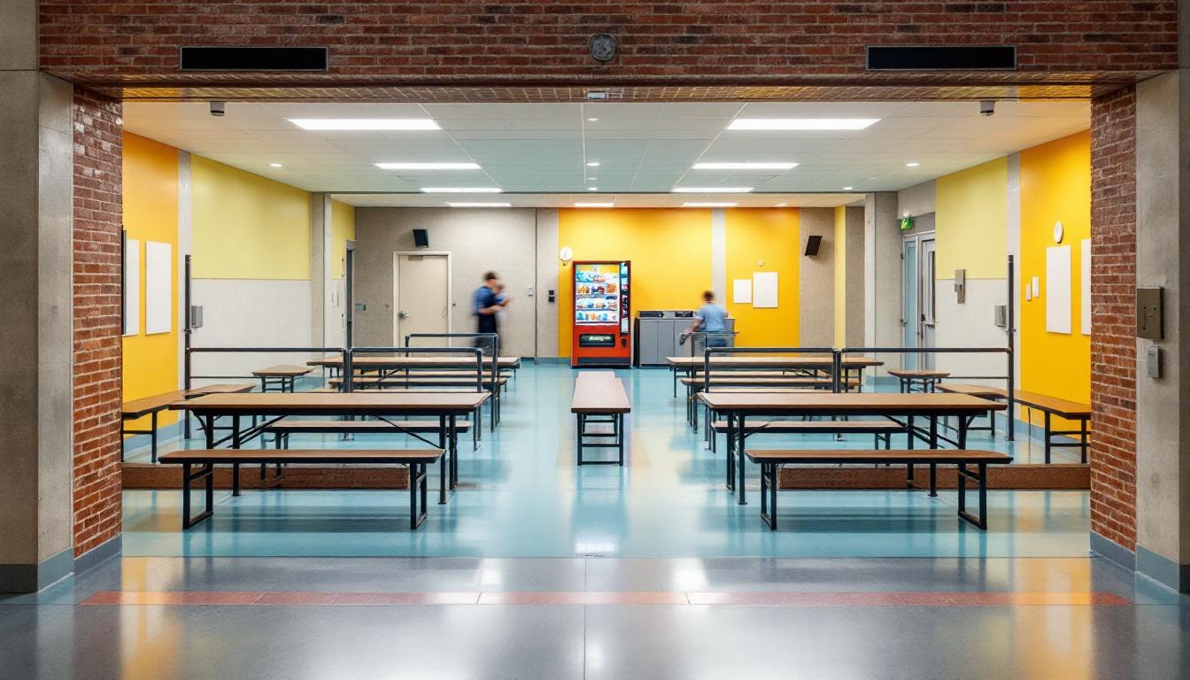 Visitation facilities and waiting area at Madison County Detention Center