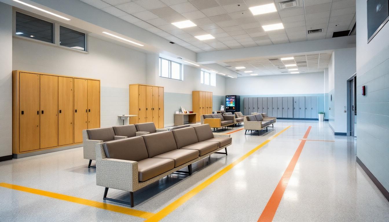 Visitation area at Anderson County School Superintendent