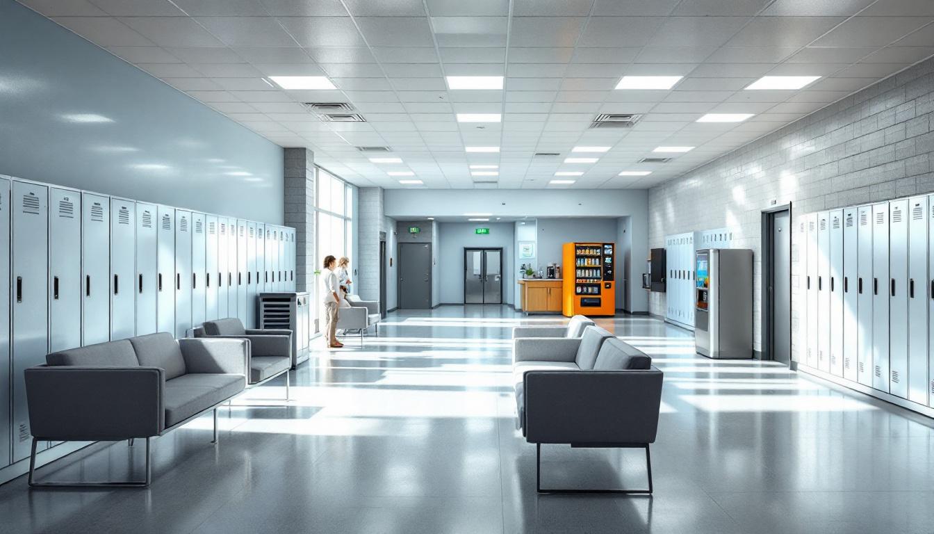 Visitation facilities and waiting area at Eastern Kentucky Correctional Complex
