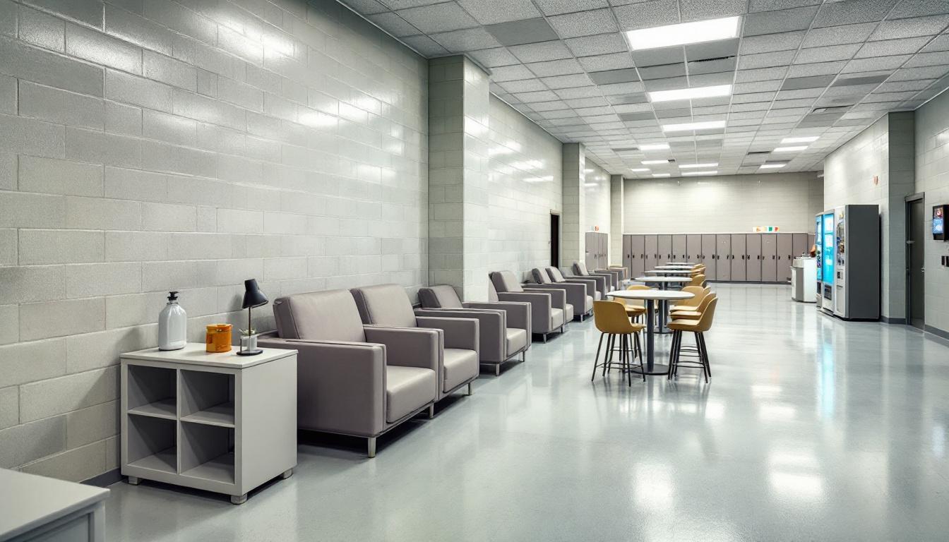 Visitation area at Boone County Jail