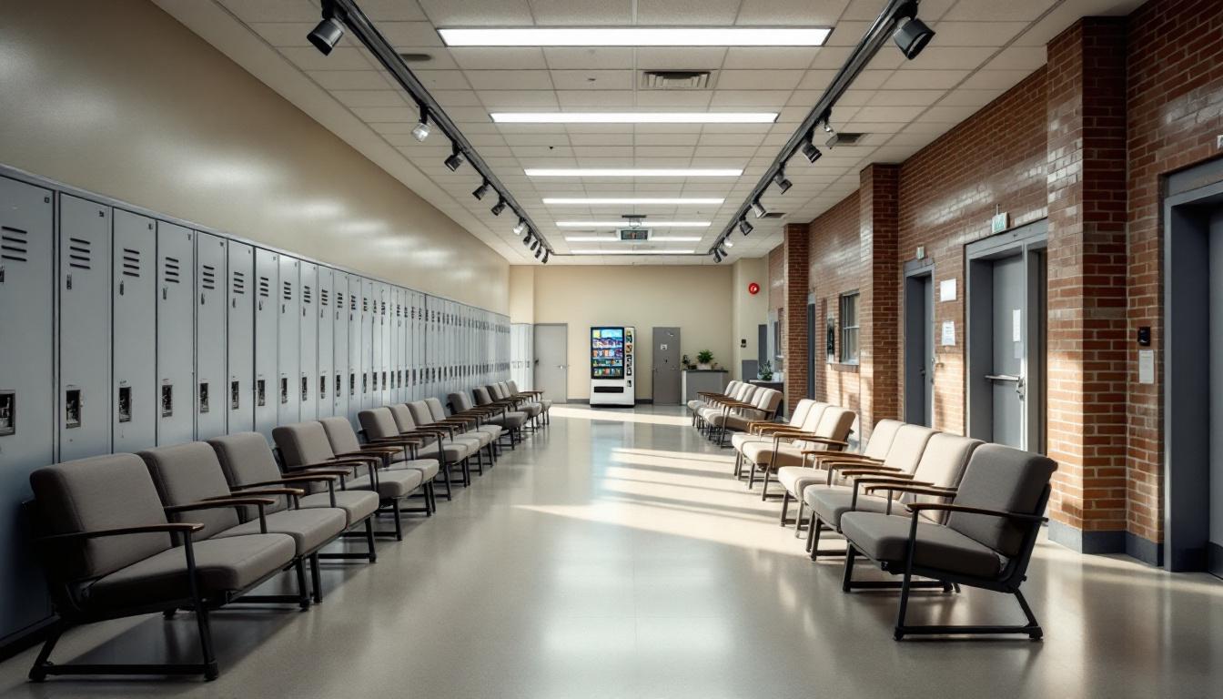 Visitation area at Hardin County Detention Center