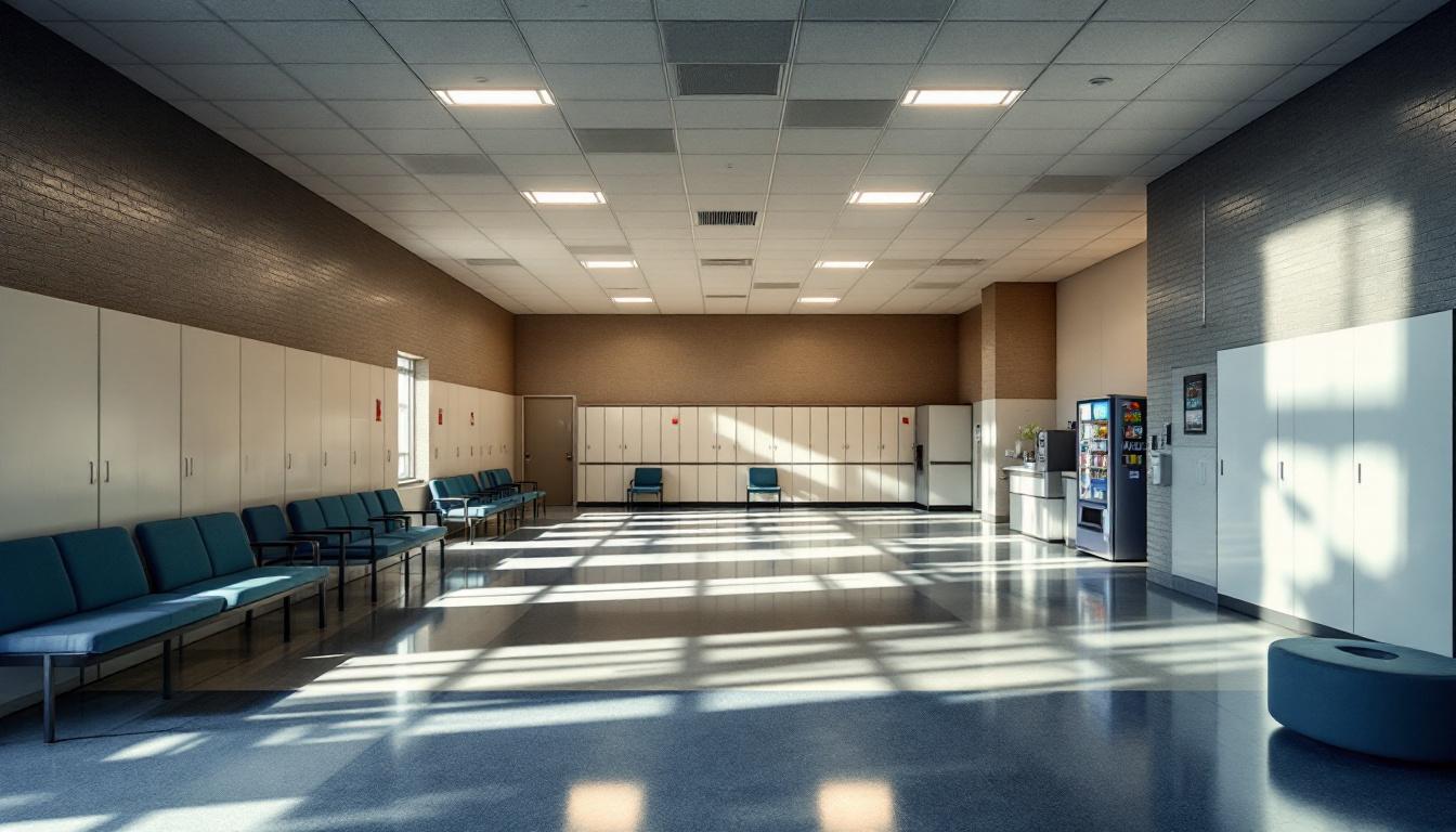 Visitation area at Harlan County Detention Center