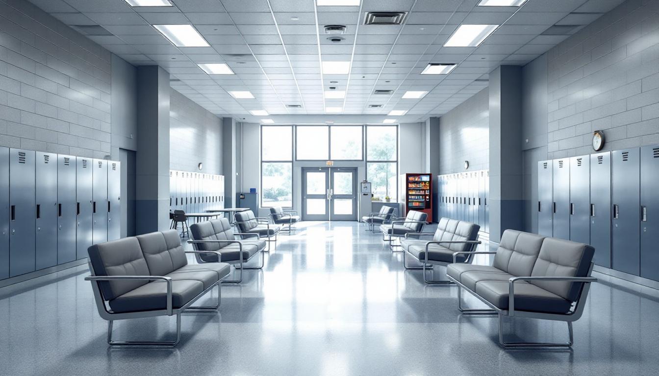 Visitation area at Carroll County Detention
