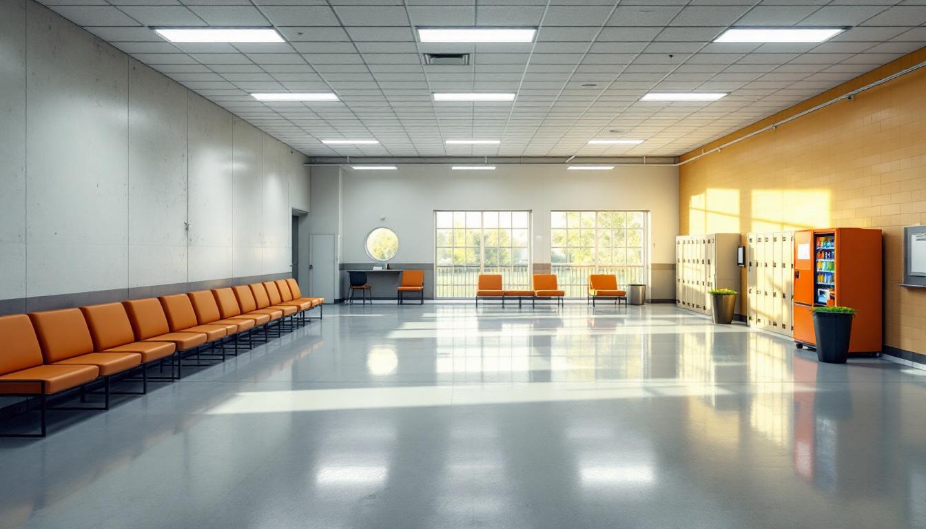 Visitation area at Powell County Detention Center