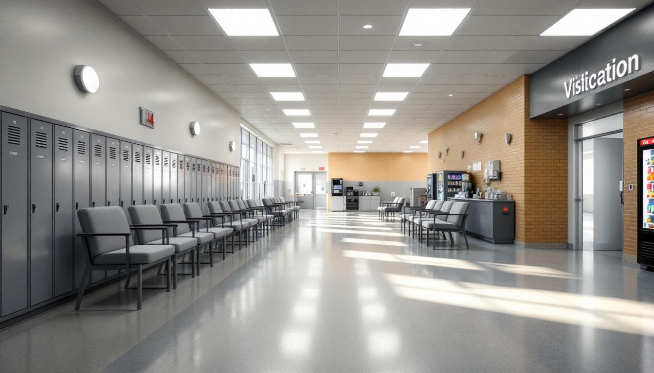 Visitation area at Scott County Jail